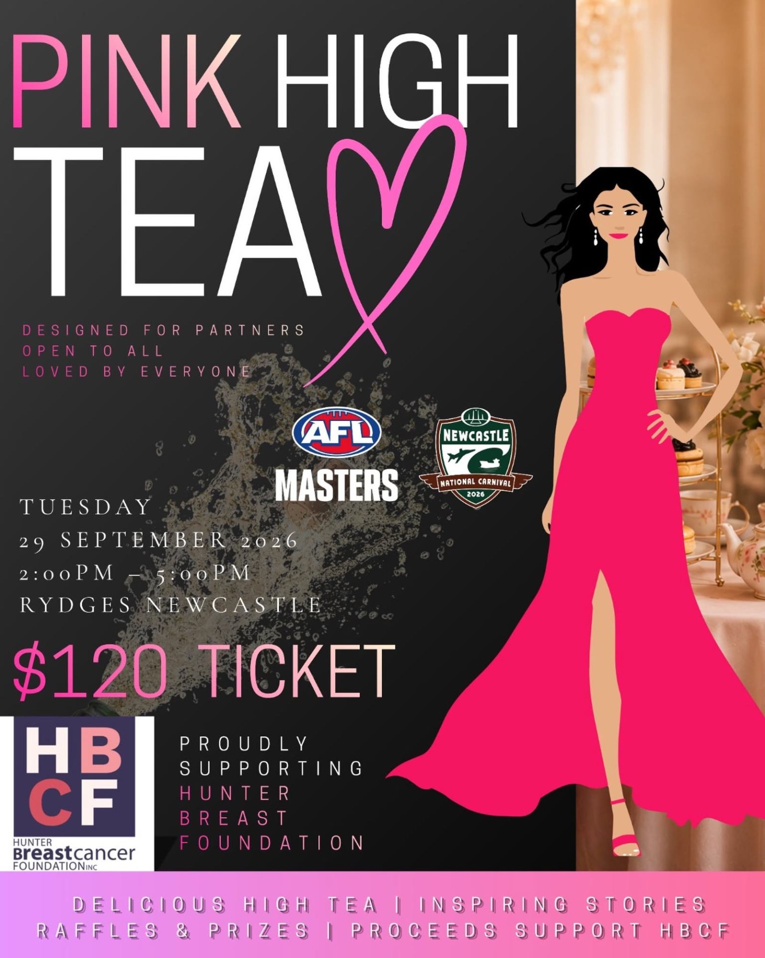 Pink High Tea flyer